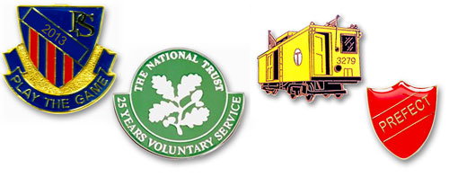 die struck metal badges lapel selection