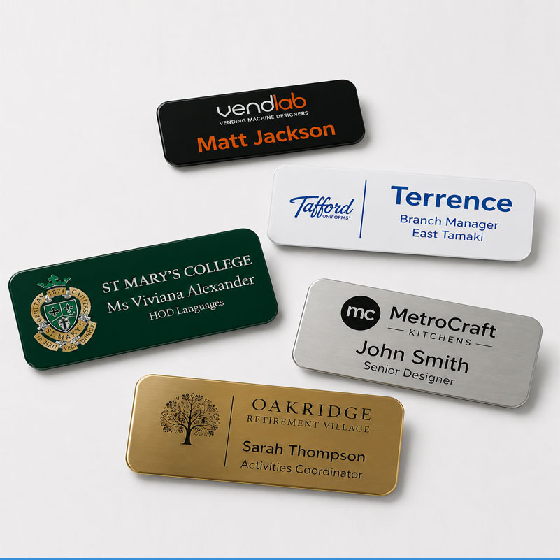 name badge catagory