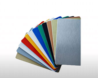aluminium sheet swatch
