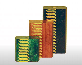 column with wave pattern