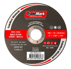 cutting disc 125 x 1.0mm (25)