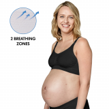 Keep Cool&trade; Breathable Maternity and Nursing Bra Black