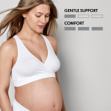 Keep Cool&trade; Sleep Breathable Maternity and Nursing Bra - White
