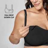 Keep Cool&trade; Ultra Breathable Maternity and Nursing Bra - Black