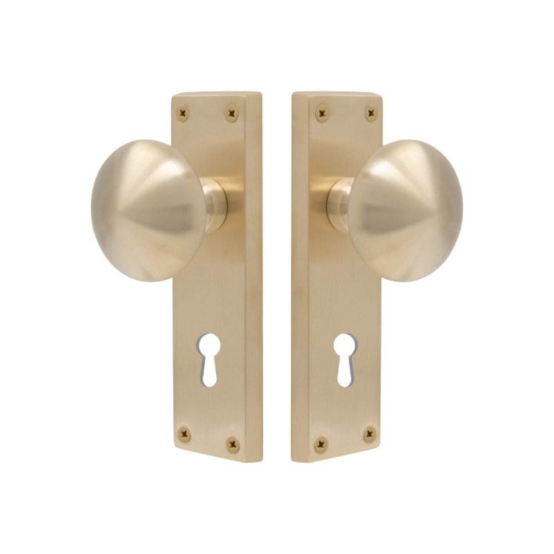 Unlacquered Satin Brass
