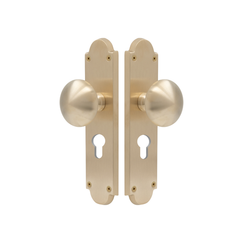 Unlacquered Satin Brass