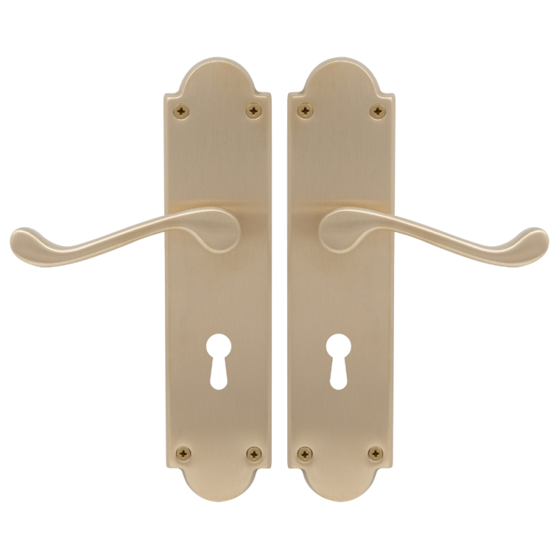 Unlacquered Satin Brass