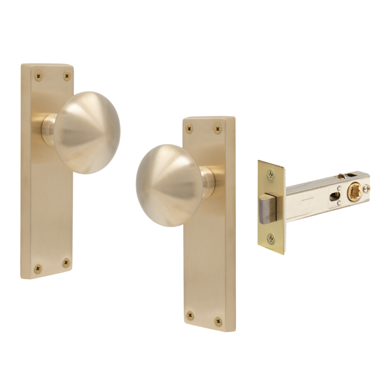 Unlacquered Satin Brass