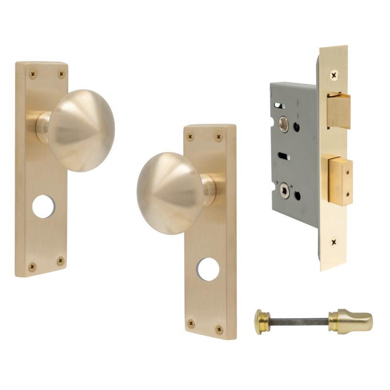 Unlacquered Satin Brass