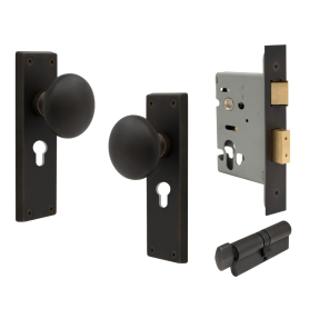Sutton Square Longplate - Euro Locking Set