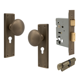 Sutton Square Longplate - Euro Locking Set
