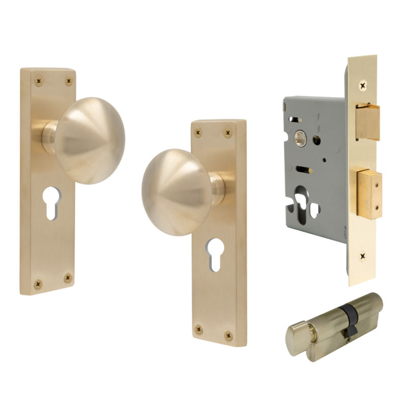 Unlacquered Satin Brass