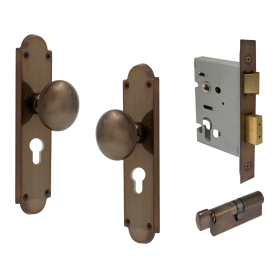 Sutton Victorian Longplate - Euro Locking Set