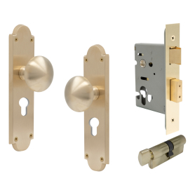 Sutton Victorian Longplate - Euro Locking Set