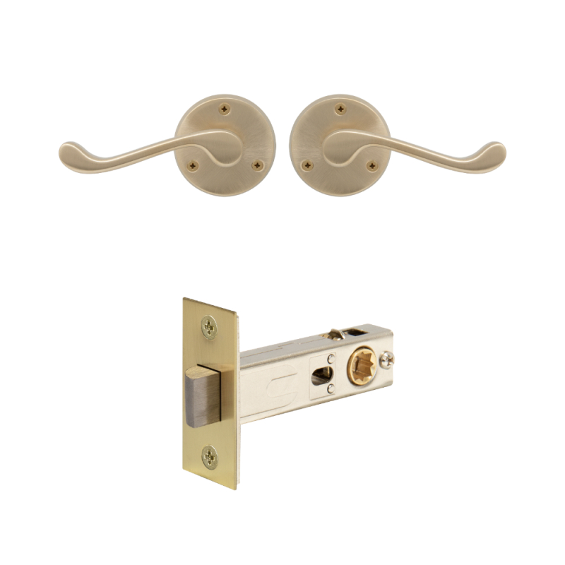 Unlacquered Satin Brass