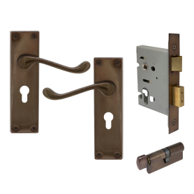 York Square Longplate - Euro Locking Set