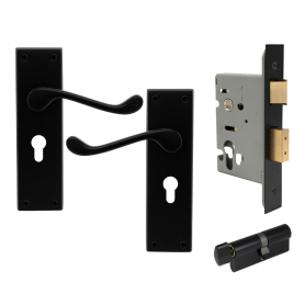 York Square Longplate - Euro Locking Set