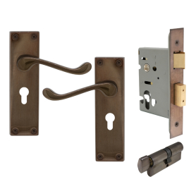 York Square Longplate - Euro Locking Set