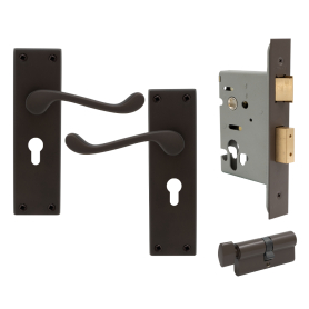 York Square Longplate - Euro Locking Set