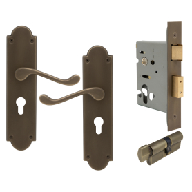 York Victorian Longplate - Euro Locking Set