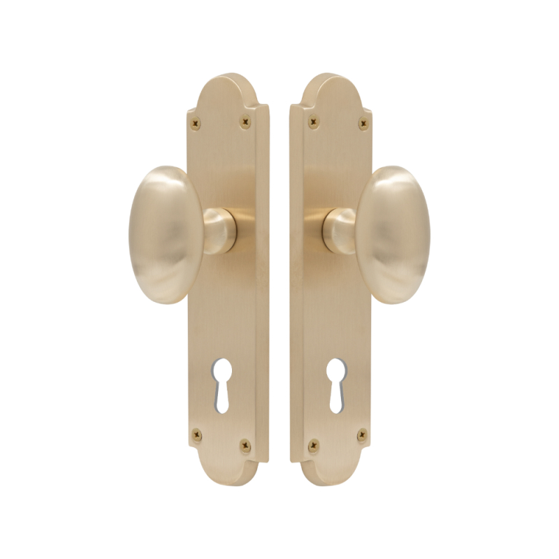 Unlacquered Satin Brass