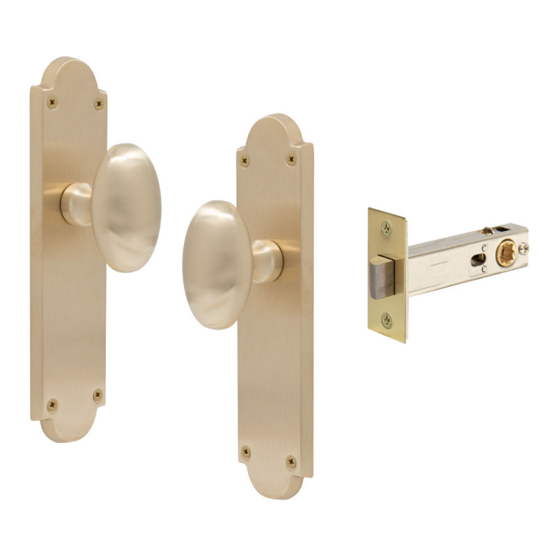 Unlacquered Satin Brass