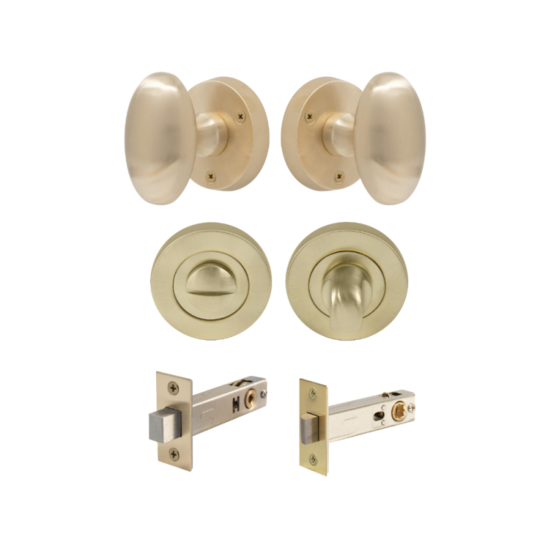 Unlacquered Satin Brass