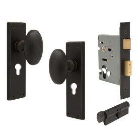 Camden Square Longplate - Euro Locking Set