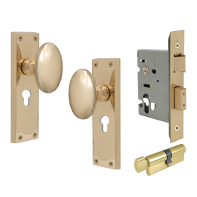 Camden Square Longplate - Euro Locking Set