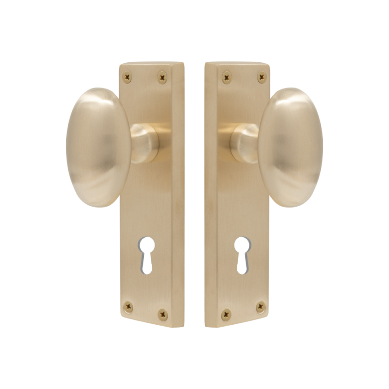 Unlacquered Satin Brass