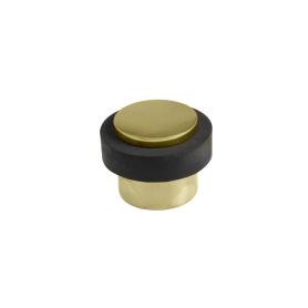 38mm Doorstop Floor Mount - 1 Piece - Brass