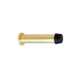 85mm Skirting Doorstop Slimline - Brass