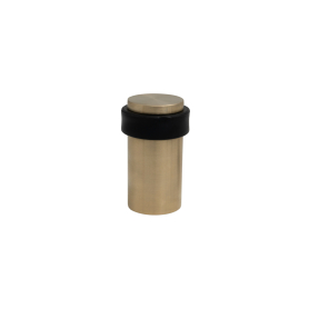60mm Floor Mount Doorstop - Brass