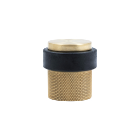 38mm Floor Mount Doorstop - Diamond Knurl