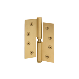 Hinge Brass Lift-Off LH Loose Pin Flat Tip 100mm x 75mm