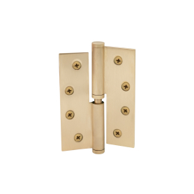 Hinge Brass Lift-Off RH Loose Pin Flat Tip 100mm x 75mm