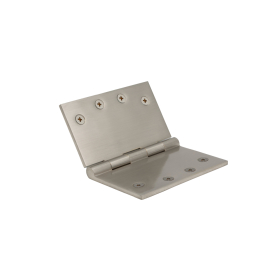 Hinge Brass Fixed Pin Flat Tip 100mm x 125mm