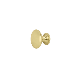 25mm Brass Knob Button Style