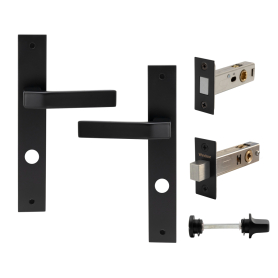 Galaxy - Qube Elite Longplate Privacy Set - P85 - Magnetic Latch
