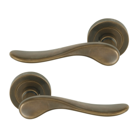 Haven 52mm Round Rose Lever Set