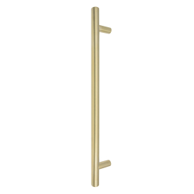 Brass Pull Handle Round 400mm OA - RF
