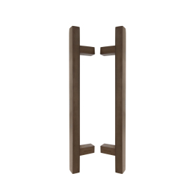 DELETED - Brass Pull Handle Pair Square 300mm OA