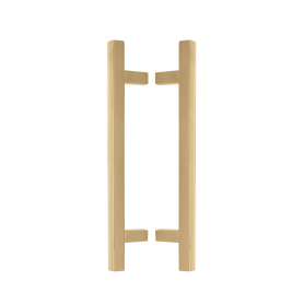 DELETED - Brass Pull Handle Pair Square 300mm OA