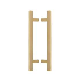 DELETED - Brass Pull Handle Pair Square 300mm OA
