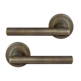 Charleston 52mm Round Rose Lever Set