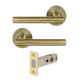 Charleston Round Rose Passage Set - Magn. Latch