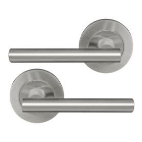 Charleston 64mm Large Rose Lever Set