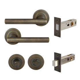 Charleston Round Rose Privacy Set - Magn. Latch