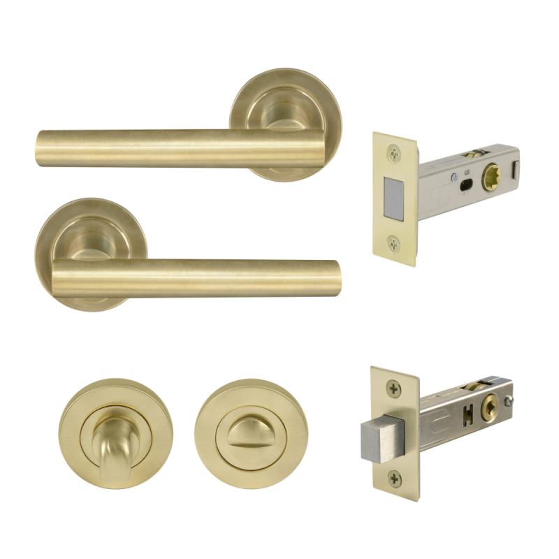 Unlacquered Satin Brass