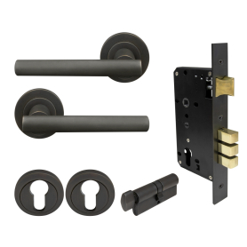 Charleston Round Rose Entrance Set - E85